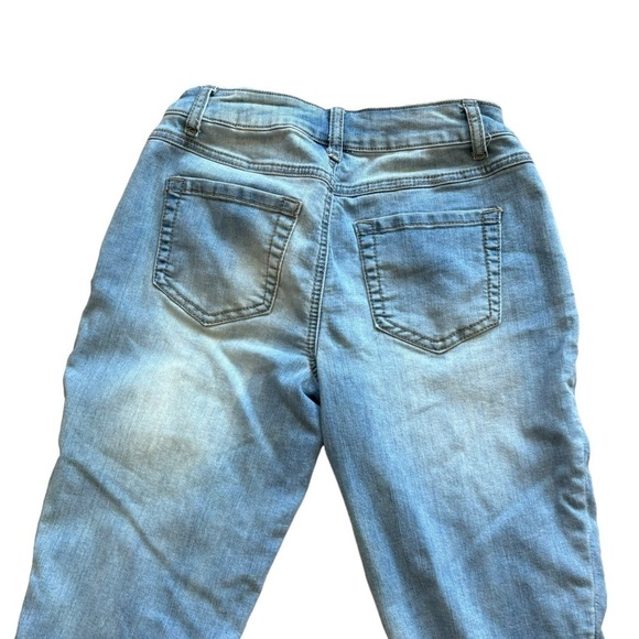 Lace Patch Work Denim Jeans EST. 1946 Women’s Size 2 Bohemian Girly Softgirl - Picture 4 of 15